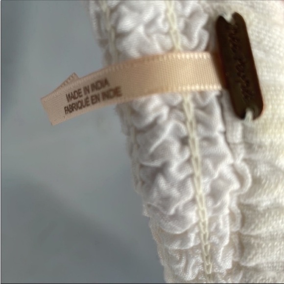 EMBROIDERED OFF THE SHOULDER FREE PEOPLE DRESS FLORAL Boho Pockets Vacation - Picture 11 of 16